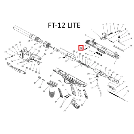 TA45044 - N°16 - FT12 / FT50 LITE - SCREW 10-32